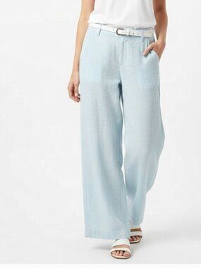 Pilcro and the Letterpress Anthropologie Linen Pants size 12